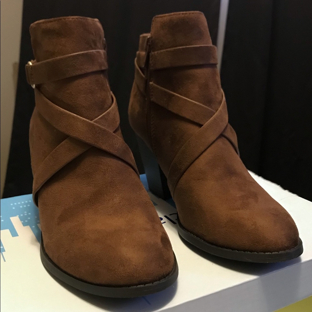 Chestnut Brown Ankle Booties
